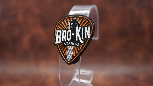 Bro-Kin Strings Pin badge