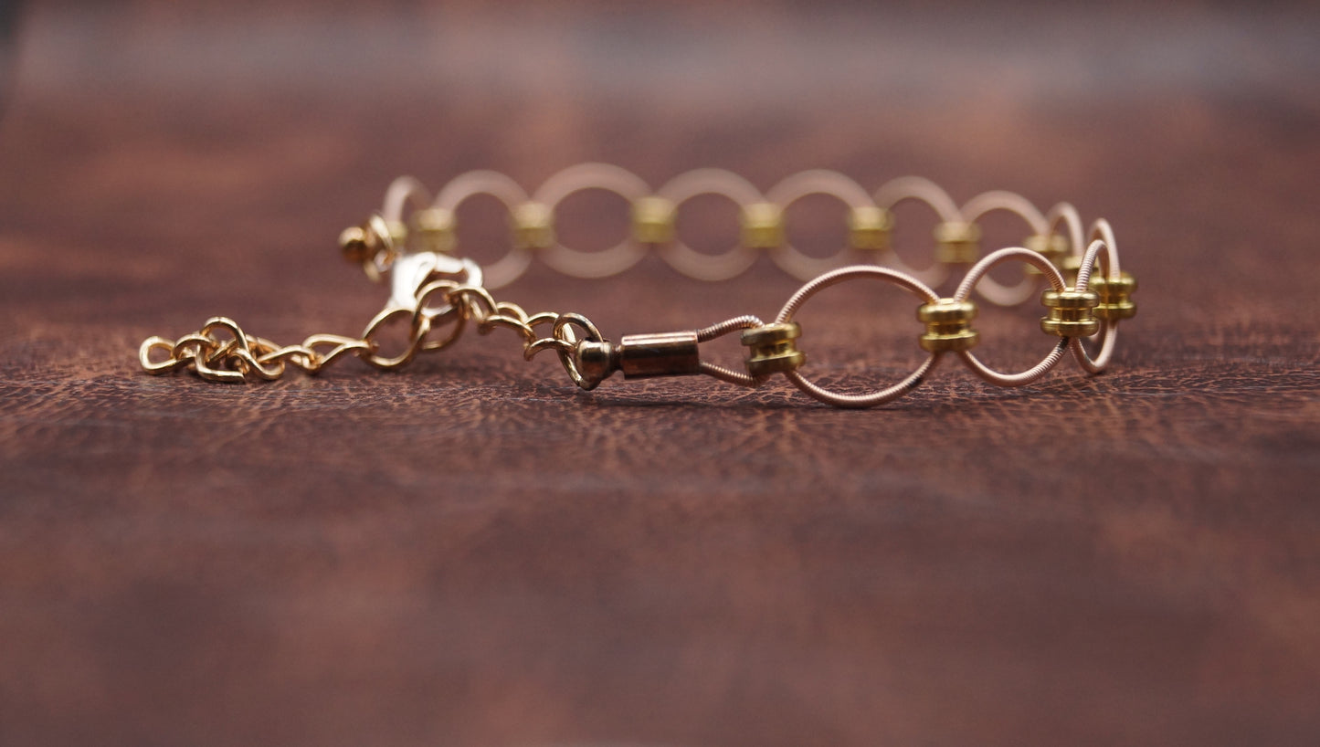 Ball-end Bead Looped Bracelet