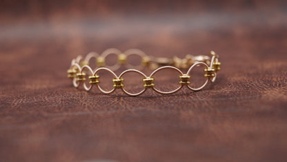 Ball-end Bead Looped Bracelet