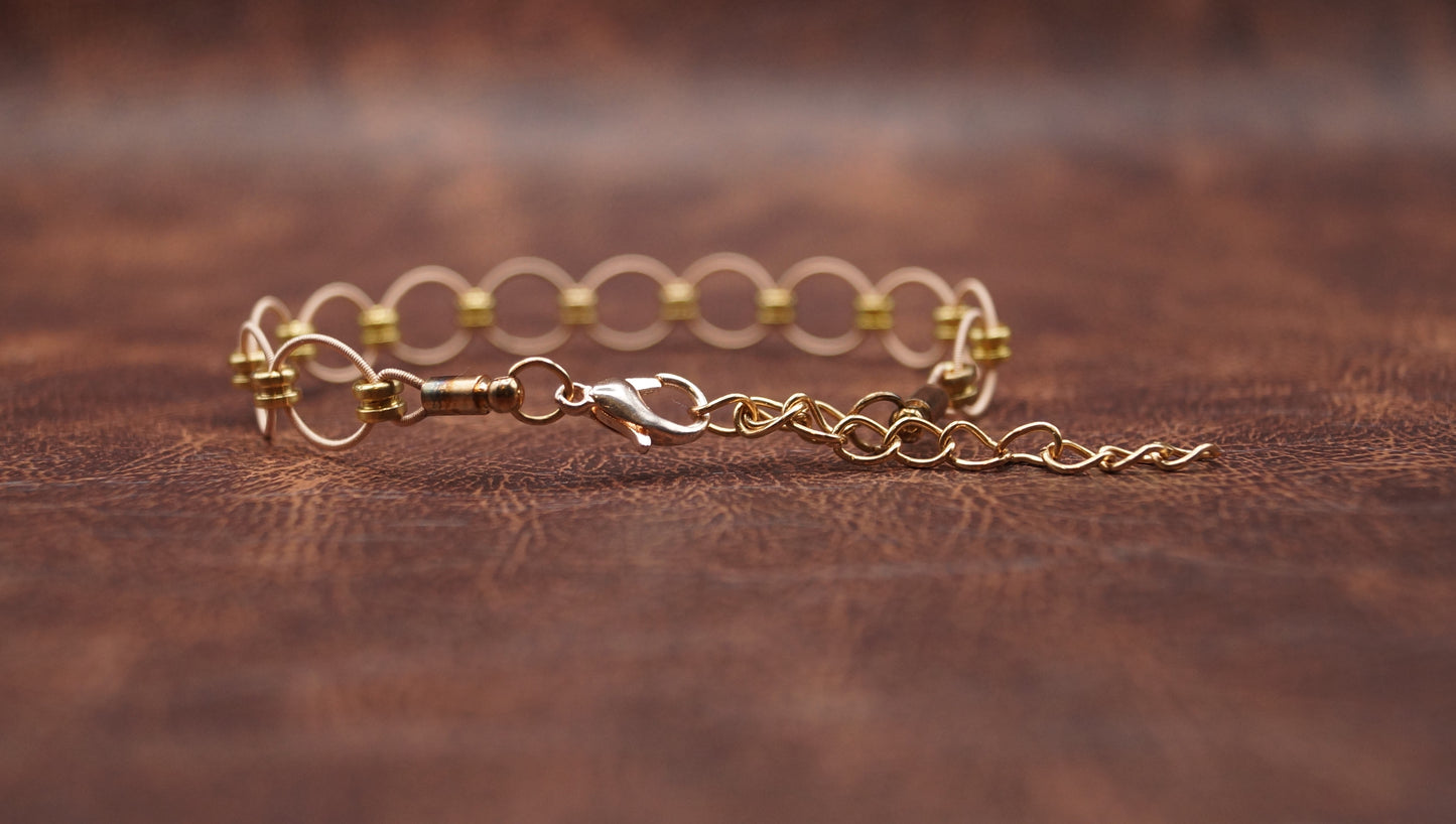 Ball-end Bead Looped Bracelet