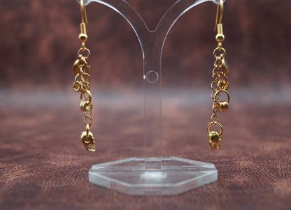 Golden Skull earrings