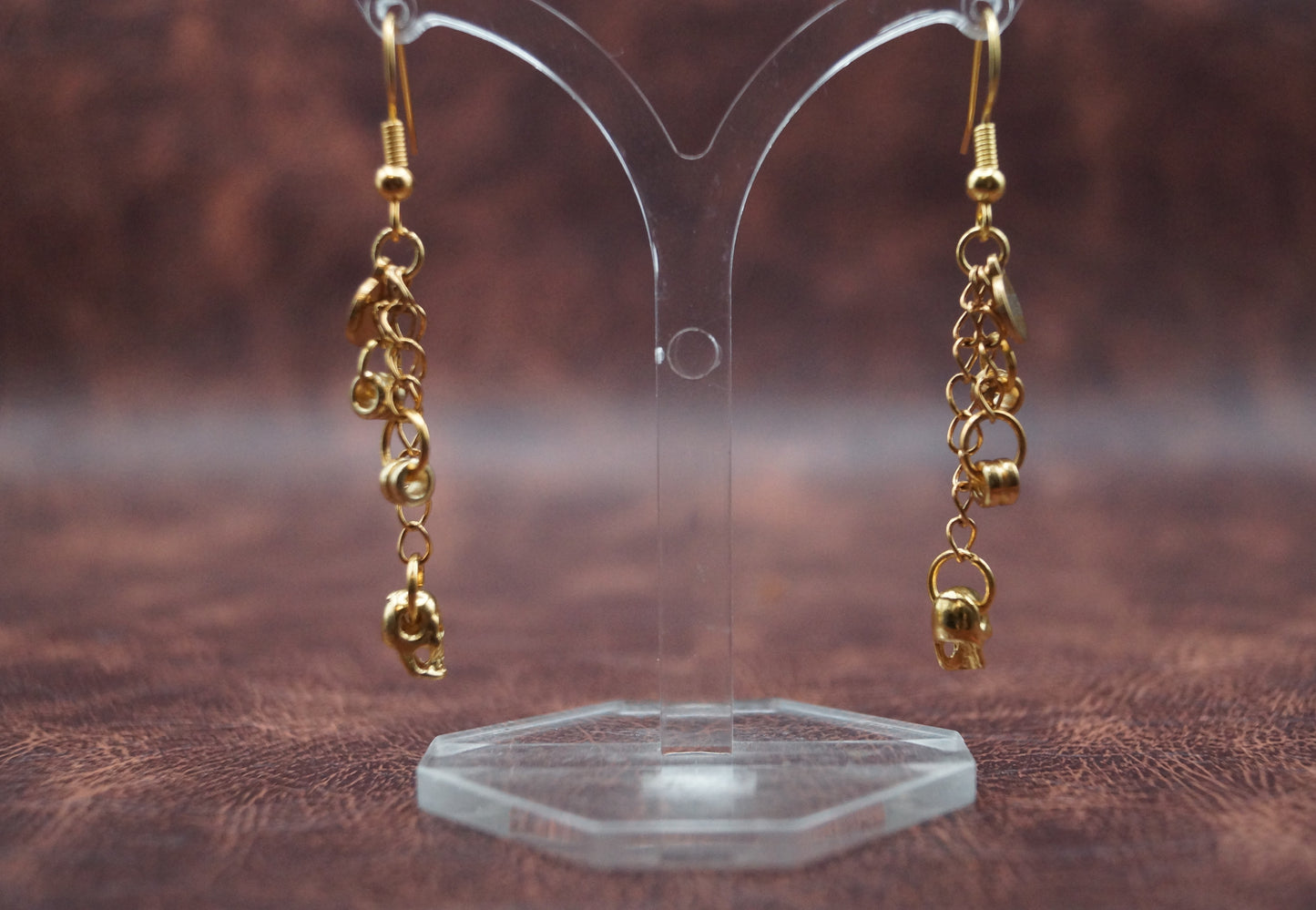 Golden Skull earrings