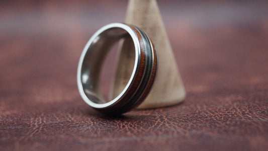 Silver Rosewood Style Guitar String Ring