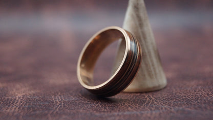 Bronze Rosewood style Guitar String Ring