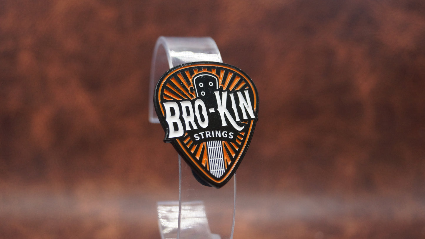 Bro-Kin Strings Pin badge