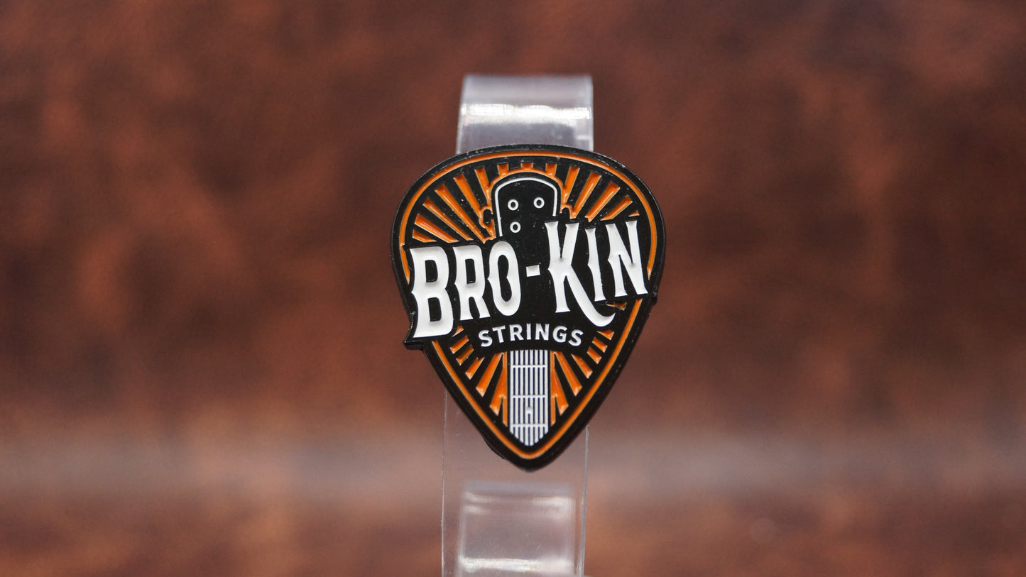 Bro-Kin Strings Pin badge
