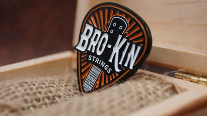 Bro-Kin Strings Pin badge