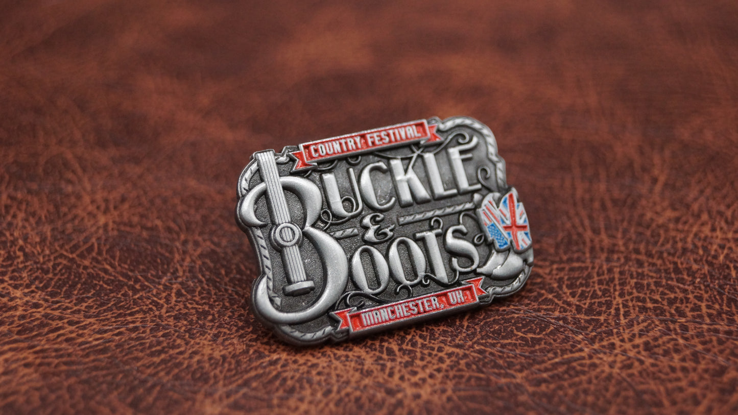 Buckle & Boots Classic pin badge