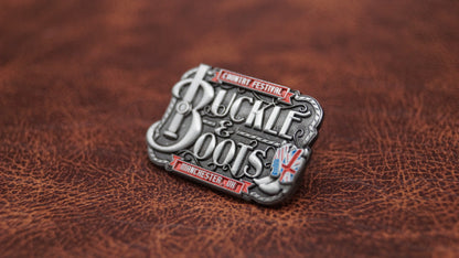 Buckle & Boots Classic pin badge
