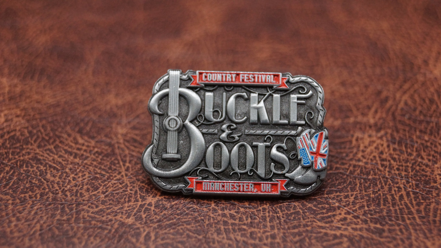 Buckle & Boots Classic pin badge