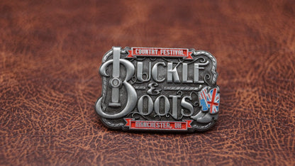 Buckle & Boots Classic pin badge