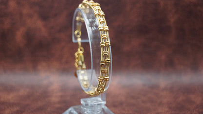 Gold Bead 4 String Bracelet