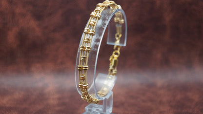Gold Bead 4 String Bracelet