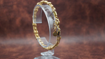 Gold Bead 4 String Bracelet