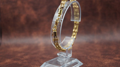 Gold Bead 4 String Bracelet