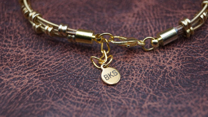 Gold Bead 4 String Bracelet